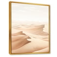 thumbnail image 2 of Designart "Slumber Dreams In Desert Sands IV" Minimalism Floater Framed Canvas Prints, 2 of 5