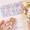 thumbnail image 3 of 1 Box 200Pcs Cute Resin Flatback Charms Flower Cabochons Bulk Colorful Small Opaque Flowers Charms 3D Flat Back Cabochons for DIY Nail Hair Clip Phone Case Scrapbooking Embellishments Decor, 3 of 5