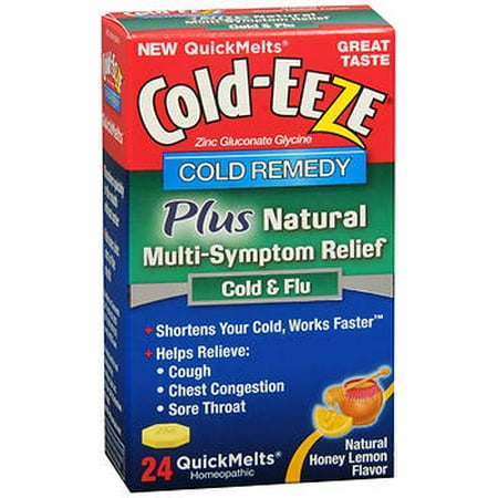 Cold-Eeze Cold Remedy Honey Lemon Multi- Symptom Relief QuickMelts - 24 Count