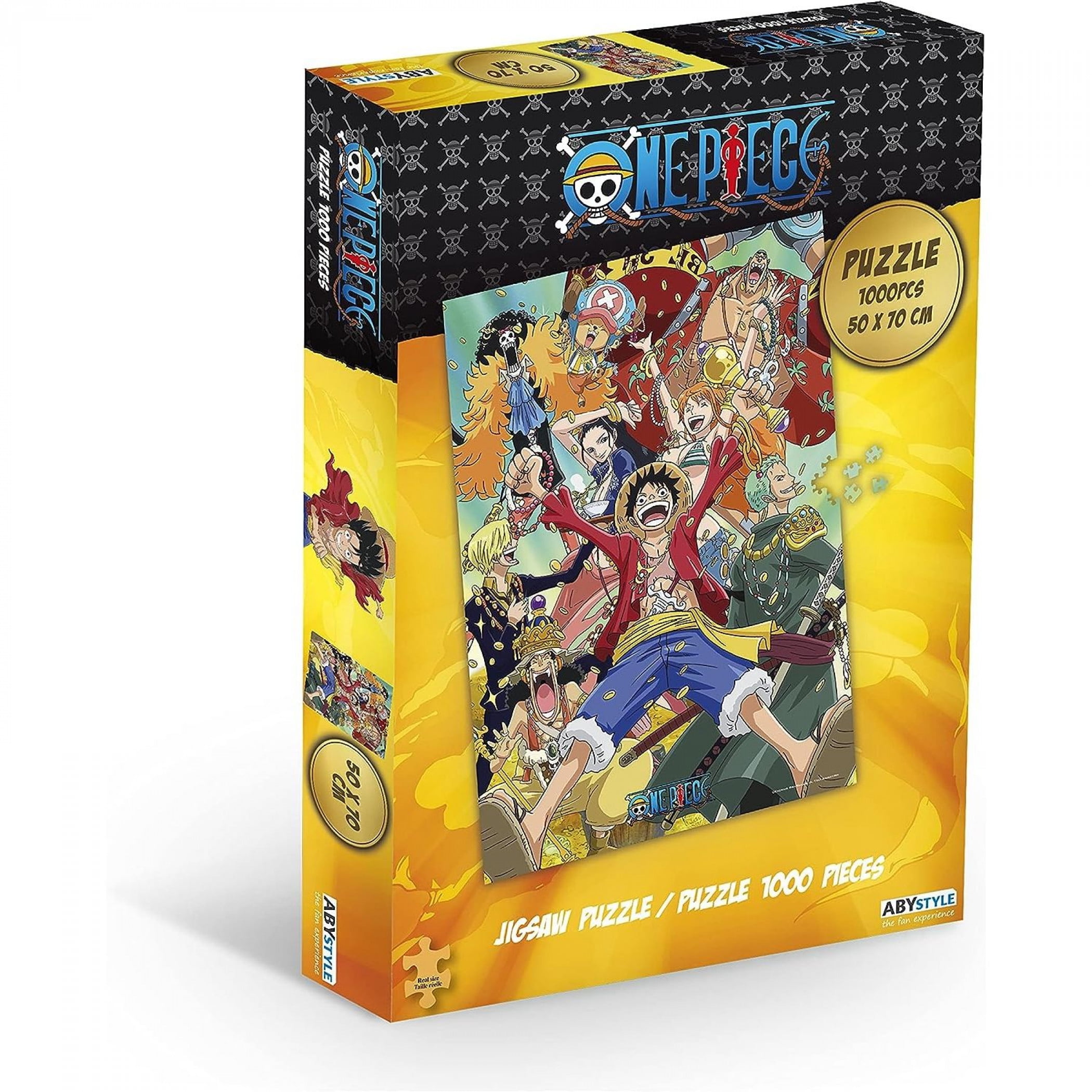 ABYstyle Officially Licensed One Piece Straw Hat Crew Jigsaw Puzzle 1000 Pcs. Anime Manga Merch Gift