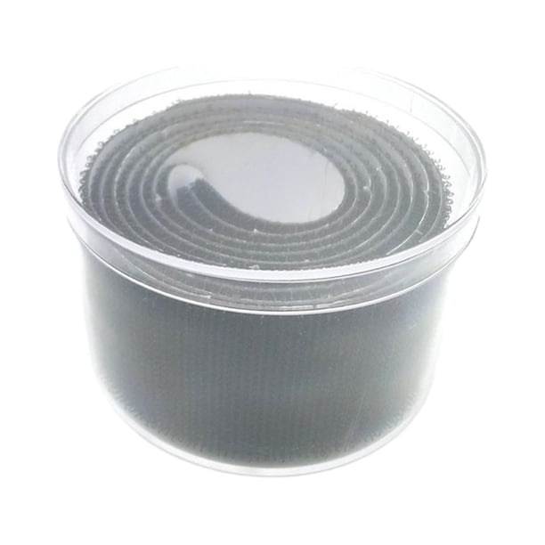 3 piezas de cinta protectora para borde de raqueta de tenis kusrkot Negro