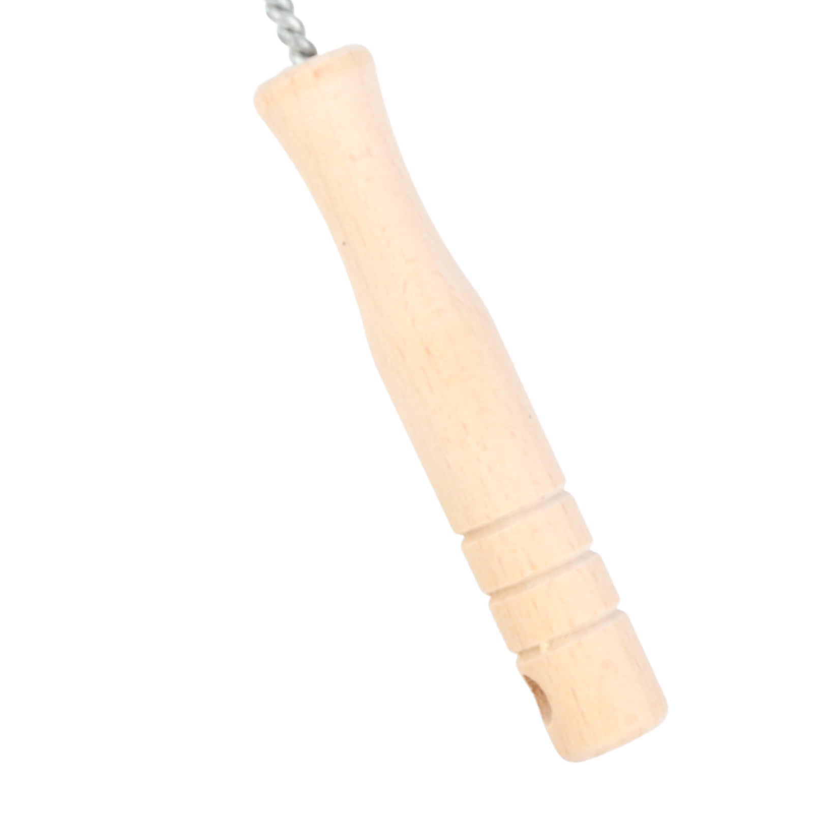 LAZIOEGR Clothes Dryer Vent Brush Long Flexible Rod Cleaning Tool for Dirt Dust Lint Blockage Removal in Washing Machines & Exhaust Ports (30.31 inches / 77 cm) - Wood & Aluminum Handle