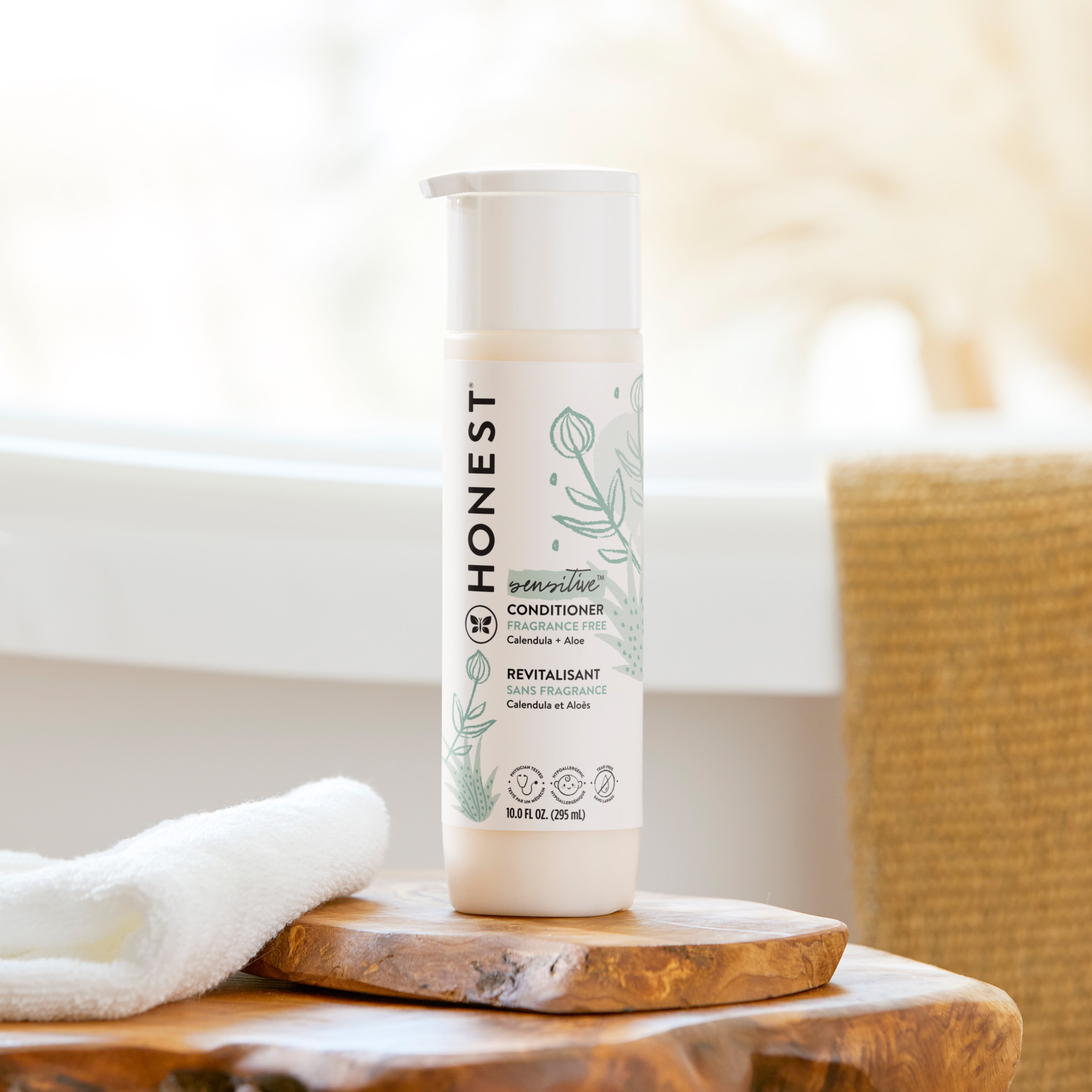 (2 pack) The Honest Company Conditioner Fragrance Free Sensitive 10 fl oz