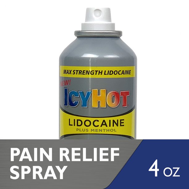 Icy Hot Max Strength Pain Relief Spray with Lidocaine (4 Oz) Walmart