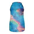 thumbnail image 3 of DailyTrove Women's Rainbow Tie-Dye Halter Tank - Sleeveless Casual Top, Vibrant for Festival & Summer, 3 of 4