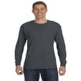 thumbnail image 1 of Hanes Men's Tagless Long Sleeve T-Shirt, Style 5586, 1 of 1