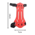 thumbnail image 5 of NIBOLOG Archery Arm Guard Adjustable 2 Straps Buckles Soft Rubber Archery Arm Guard Kids Youth Quick Wearing Flexible Archery Armguard, 5 of 7
