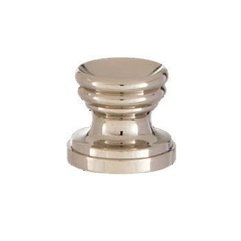 Finial 4 Finish - Cup Shaped Design, Base Only Finial, Nickel Finish, Cup Shaped Design, Base Only Finial, Nickel Finish By B&P Lamp
