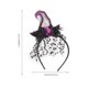 thumbnail image 2 of Fiesta de Halloween Diadema Sombrero de bruja Diadema Banda decorativa para el cabello Cosplay Fiesta Accesorio para el cabello, 2 of 6