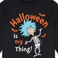 thumbnail image 3 of Dr. Seuss - Halloween Is My Thing - Toddler And Youth Long Sleeve Graphic T-Shirt, 3 of 6
