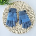 thumbnail image 3 of Cheer.US 1 Pair 6-12 Years Kids Toddler Gloves Kids Mitten Kids Gloves Full Finger Mittens Winter Knitted Gloves for Little Boys and Girls Supplies, 3 of 8