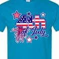 thumbnail image 4 of Inktastic 4th of July Fireworks Stars and American Flag T-Shirt, 4 of 5
