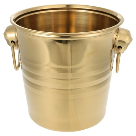 

1PC 3L Stainless Steel Ice Bucket Thick Tiger Head Ice Bucket Party Ice Bucket