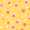 Yellow Stars, variant on FORMRS 2 Pack Pencil Pouch for 3 Ring Binder with Clear Window Zipper Case, Pink White Stars