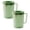Green*2, variant on Pitcher with Lid, 1.75L/60oz Plastic Water Jug for Hot & Cold Beverages, Juice Drink Container with Handle & Spout, Transparent Ice Tea Kettle for Kitchen, Party & Fridge Use, 2 Pcs