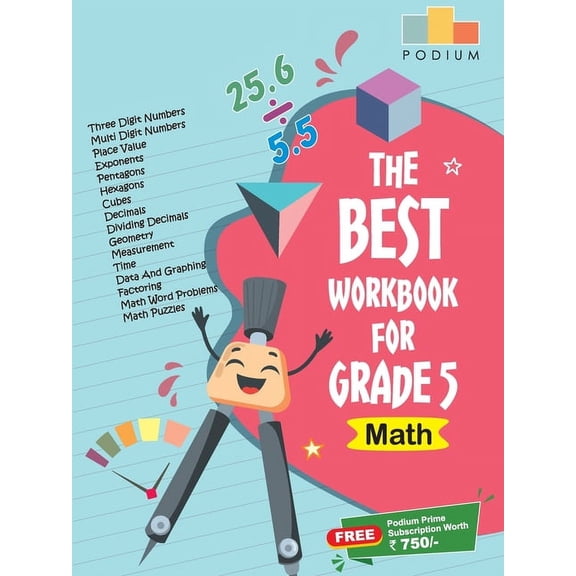 The Best Math Workbook for Grade 5, (Paperback)