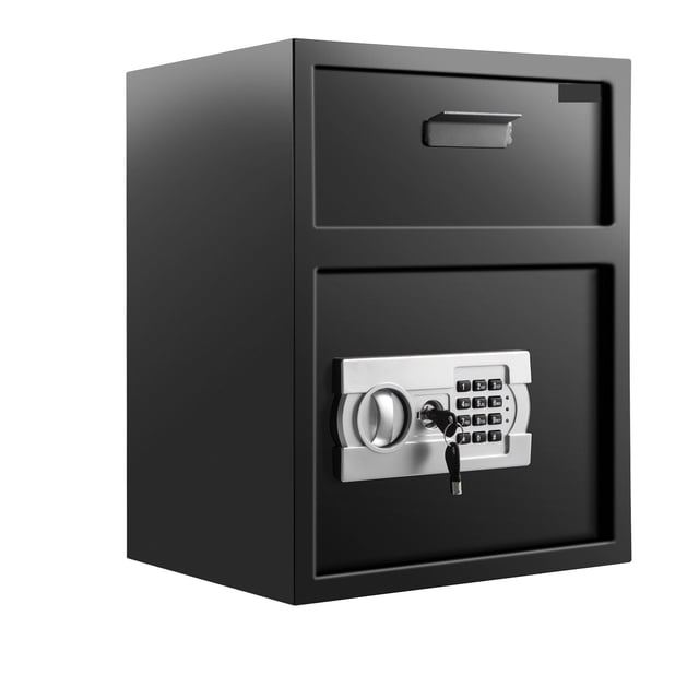 Electronic Safe Deposit Box, Secret Hidden Piggy Bank Digital Access & Override Keys for Store Money Jewelry Documents ,Strong Secure