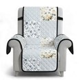 thumbnail image 6 of TSOVTHRID Floral Patchwork Gray Recliner Sofa Slipcover with Storage Pocket, Easy to Install Soft Reclining Chair Couch Cover, Furniture Protector Cover for Pet Living Room, 6 of 7