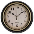thumbnail image 1 of Wall Clock Vintage Style Silent Non-Ticking Rustic Round Wall Hanging Clock No Battery, 1 of 7