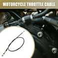 thumbnail image 2 of Unique Bargains Black Rubber Coated Motorcycle Motorbike Clutch Cable Wire Line for  GN125, 2 of 3
