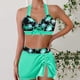 thumbnail image 1 of Trajes de baño tankini para mujer Trajes de baño vintage estampados para mujer Trajes de baño conservadores Traje de baño bikini con falda de playa estampada para mujer, 1 of 7