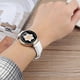thumbnail image 5 of For Garmin Lily 2 Active/lily 2 Wrist Strap 14mm Top Layer Cowhide Leather Watch Band - Red, 5 of 5