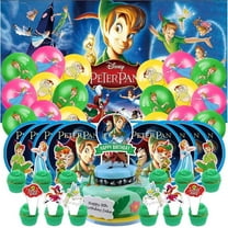 Peter Pan Birthday Party Supplies Balloons Plates Decoration Cake Topper Decor Tableware Banner Backdrop