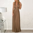 thumbnail image 3 of Ruyang Women's Summer Wrap Dress Formal Dresses Cocktail Tea Party Dress 2024 Ruffle V-Neck Wedding Guest Bridesmaid Dress, 3 of 5