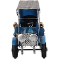 thumbnail image 1 of Modelo de coche antiguo de metal, decoración para el hogar, adornos artesanales hechos a mano, colecciones, vehículos, juguetes, accesorios de fotografía (azul), 1 of 7