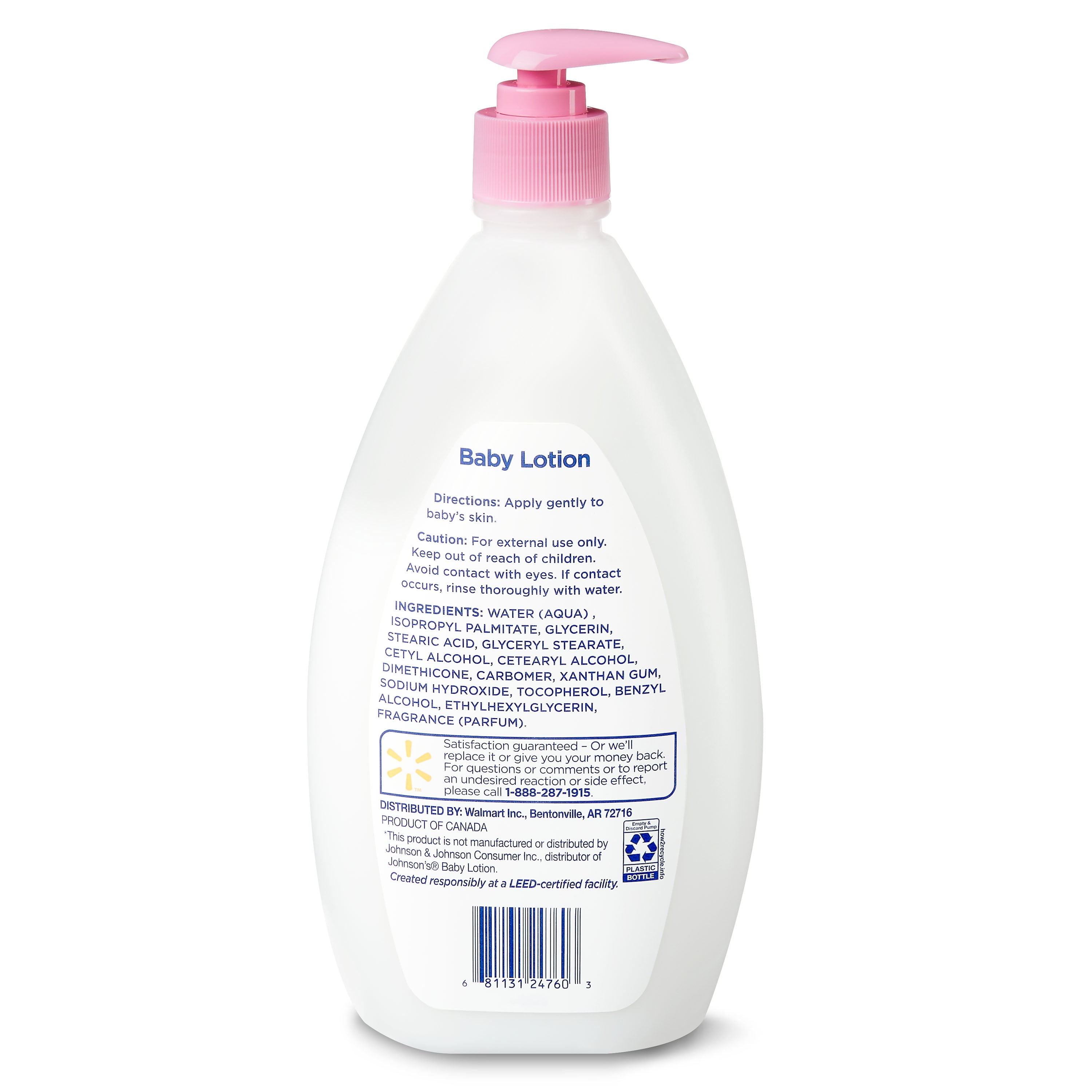 equate baby lotion