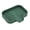 Green, variant on Silicone Soap Dish with Drain Spout, Self-Draining Sink Organizer Tray for Bathroom and Kitchen, Sponges, Dispensers and Soap Holder, Non-Slip and Dishwasher Safe, Black (Compact, 4.9"×3.2")