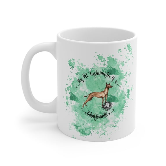 Xoloitzcuintli Pet Fashionista Mug