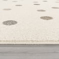 thumbnail image 3 of Paco Home Neutral Kids Rug with Playful Polka Dots in Beige - 2'8" x 4'11'' (3'x5'), 3 of 5