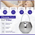 thumbnail image 3 of Filtro de agua Crystal Quest Bath Ball de 3 etapas para bañera, 3 of 8