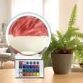 thumbnail image 2 of CSChome Sand Painting Desk Lamp Sand Painting Desk Lamp 16 Colors 3D Dynamic in Sand Art Glass Moving Sandscape Home Decoration Touch Switch Desk Lamp Quicksand Art Painting Night Light, 2 of 6