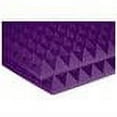 thumbnail image 2 of Auralex Studiofoam Pyramids 24"x24"x2" Acoustic Panel 12-Pack Purple, 2 of 2