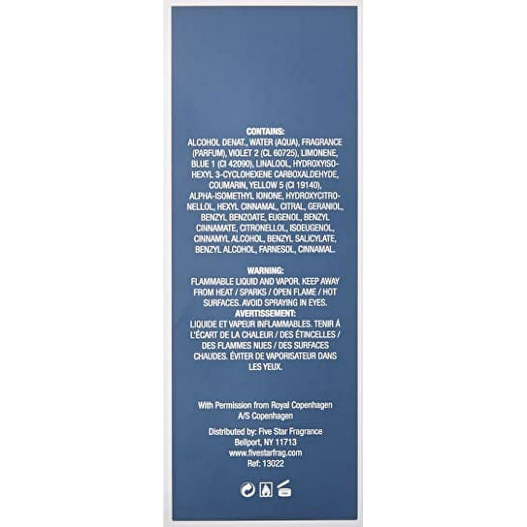 Royal Copenhagen Original Musk Perfume Eau De Cologne Spray for Men 3.30 oz 