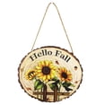 thumbnail image 1 of Leutsin Fall Ornament Welcome Sign Decorative Vintage Wall Hanging Home Garden, 1 of 5