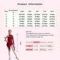 thumbnail image 7 of inlzdz Girls Lyrical Dance Costume Ballet Dance Leotard Dress Ballroom Modern Contemporary Dancewear Purple 14, 7 of 7