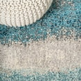 thumbnail image 4 of JONATHAN Y CONTEMPORARY POP 2 x 8 Runner Rug, Modern Abstract Vintage - Cream/Turquoise, CTP105C-28, 4 of 10