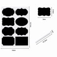 thumbnail image 2 of Chalkboard Style Labels with Marker, 64 Count - Reusable Jar Stickers for Organization, 2 of 5