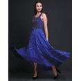 thumbnail image 4 of Phagun Jupe Longue Décontractée Bleue pour Femmes, Maxi d'Été, Vêtements Indiens-22, 4 of 6