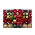 thumbnail image 4 of Adornos de Bolas de Navidad BLESIY 101 piezas Verde, 4 of 7
