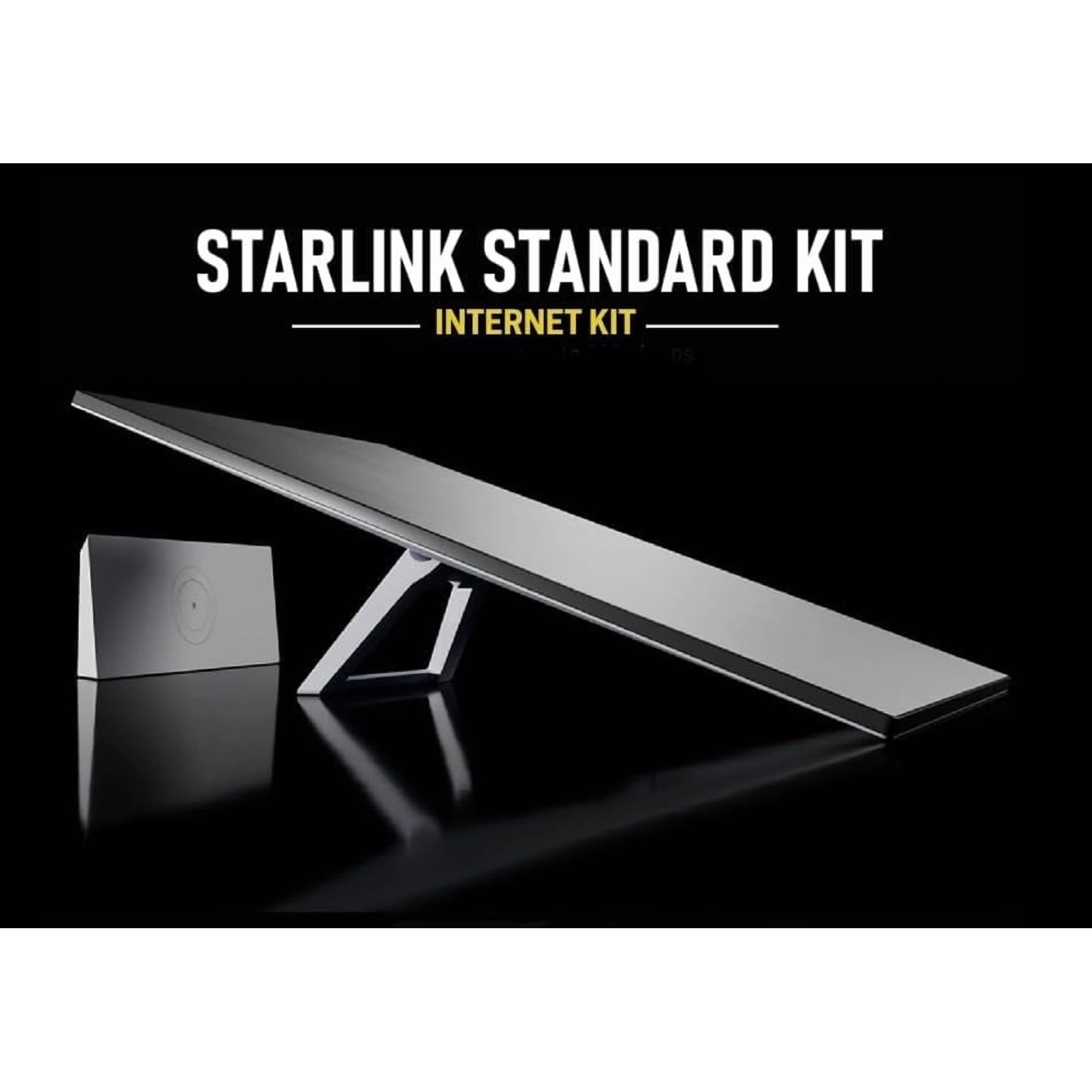 SpaceX STAR LINK Gen 3 Standard Kit High-Speed, Low-Latency Internet (Latest Model) Ultra Portable Travel Router WiFi 6- Elegant Design, Residents Business Satelital Connectivi(International )