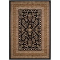 thumbnail image 5 of SAFAVIEH Lyndhurst Isadora Traditional Bordered Area Rug, Black/Tan, 6' x 6' Square, 5 of 8