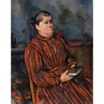 thumbnail image 3 of Cezanne, Paul 12x14 Black Modern Framed Museum Art Print Titled - Portrait of a Woman, 3 of 5
