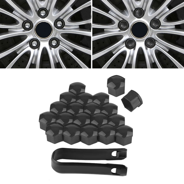 ,20 piezas de 19 mm para protección de tuercas de rueda de coche, diseño fácil de usar