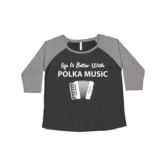 Inktastic Life's Better Polka Music Women's Plus Size T-Shirt