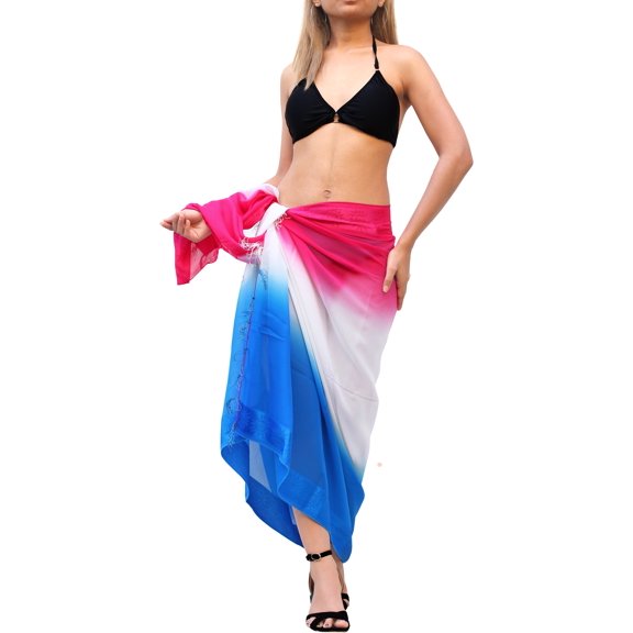 HAPPY BAY Women's Beachwear Summer Swimwear Swim Cover ups Beach Wraps Skirt Swimwear Bikini Plus Size Sarong Coverups One Size Blush, Plain