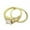 G-Gold, variant on Kcodviy Couple Rings Classic Gold-Plated Dick Rings Ring inlaid Zircon Jewelry Men's Rings Trendy Rings Women's Rings Chunky Rings